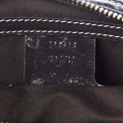 Gucci Monogram Guccissima Hearts Studded Medium Joy Boston Dark Brown 7 of 10