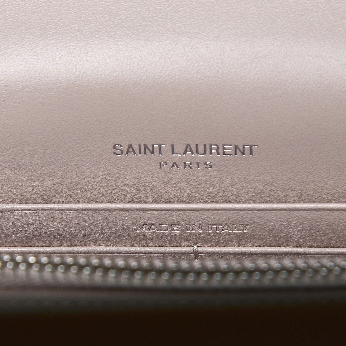 Smooth Calfskin Classic Monogram Kate Tassel Chain Wallet Marble Pink