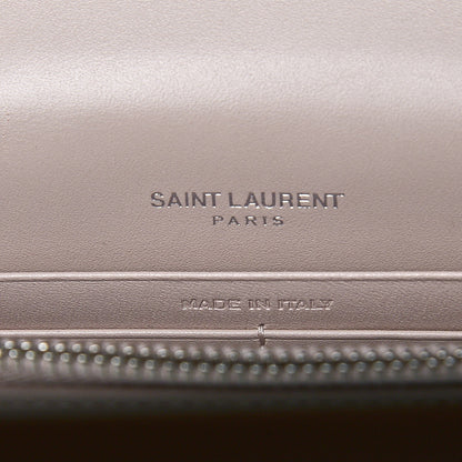 Saint Laurent Smooth Calfskin Classic Monogram Kate Tassel Chain Wallet Marble Pink 6 of 8