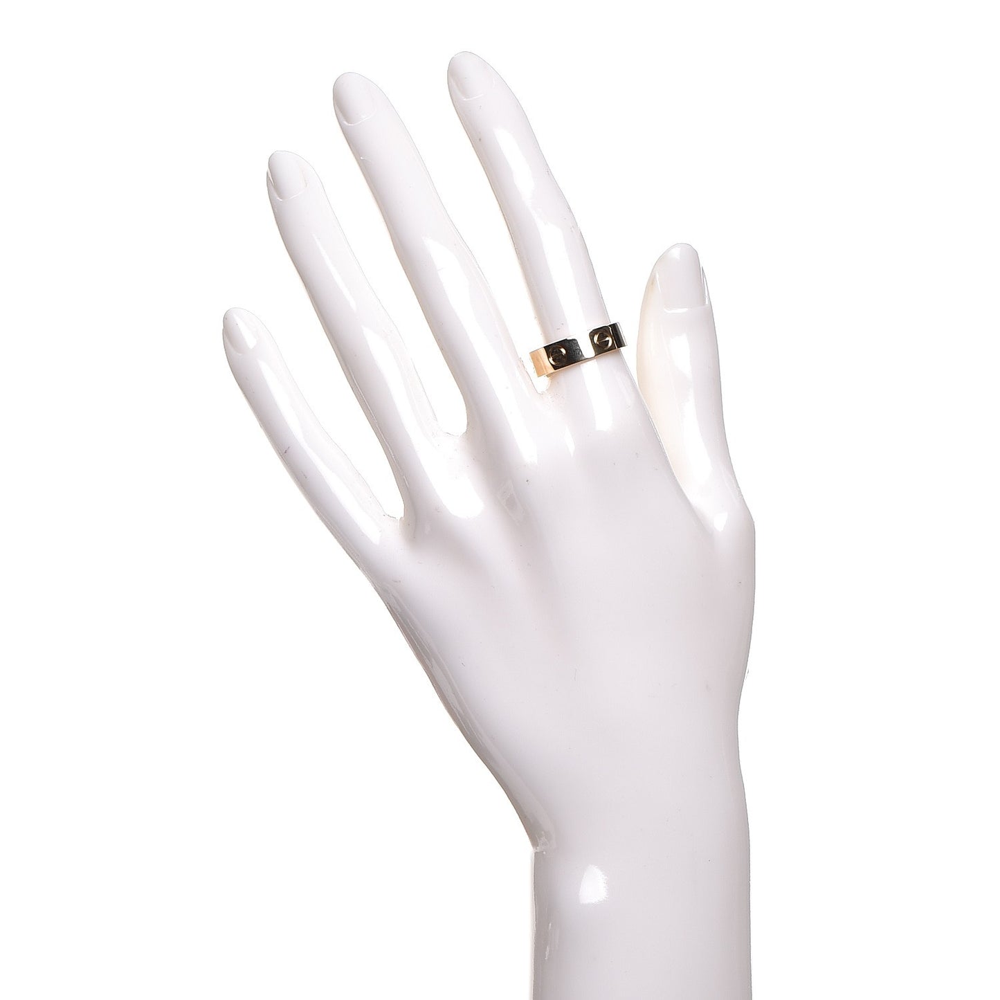 18K Yellow Gold 5.5mm LOVE Ring 53 6.5