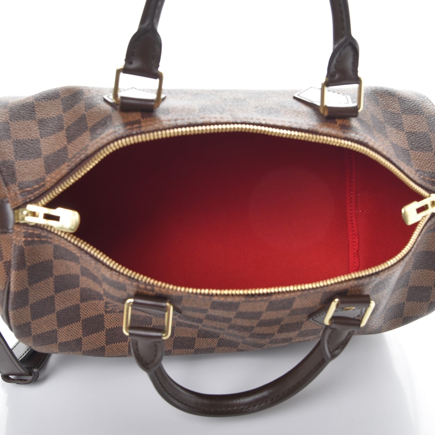 Louis Vuitton Damier Ebene Speedy Bandouliere 30 6 of 8