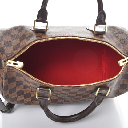 Louis Vuitton Damier Ebene Speedy Bandouliere 30 6 of 8