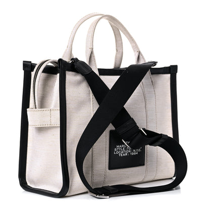 Marc Jacobs Cotton Canvas The Summer Medium Tote Bag Beige 3 of 11