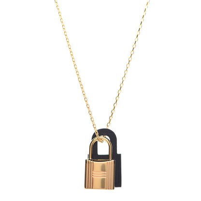 Hermes Swift Small O'Kelly Pendant Necklace Black 1 of 7