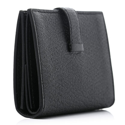 Hermes Chevre Mysore Mini Bearn Wallet Black 3 of 6