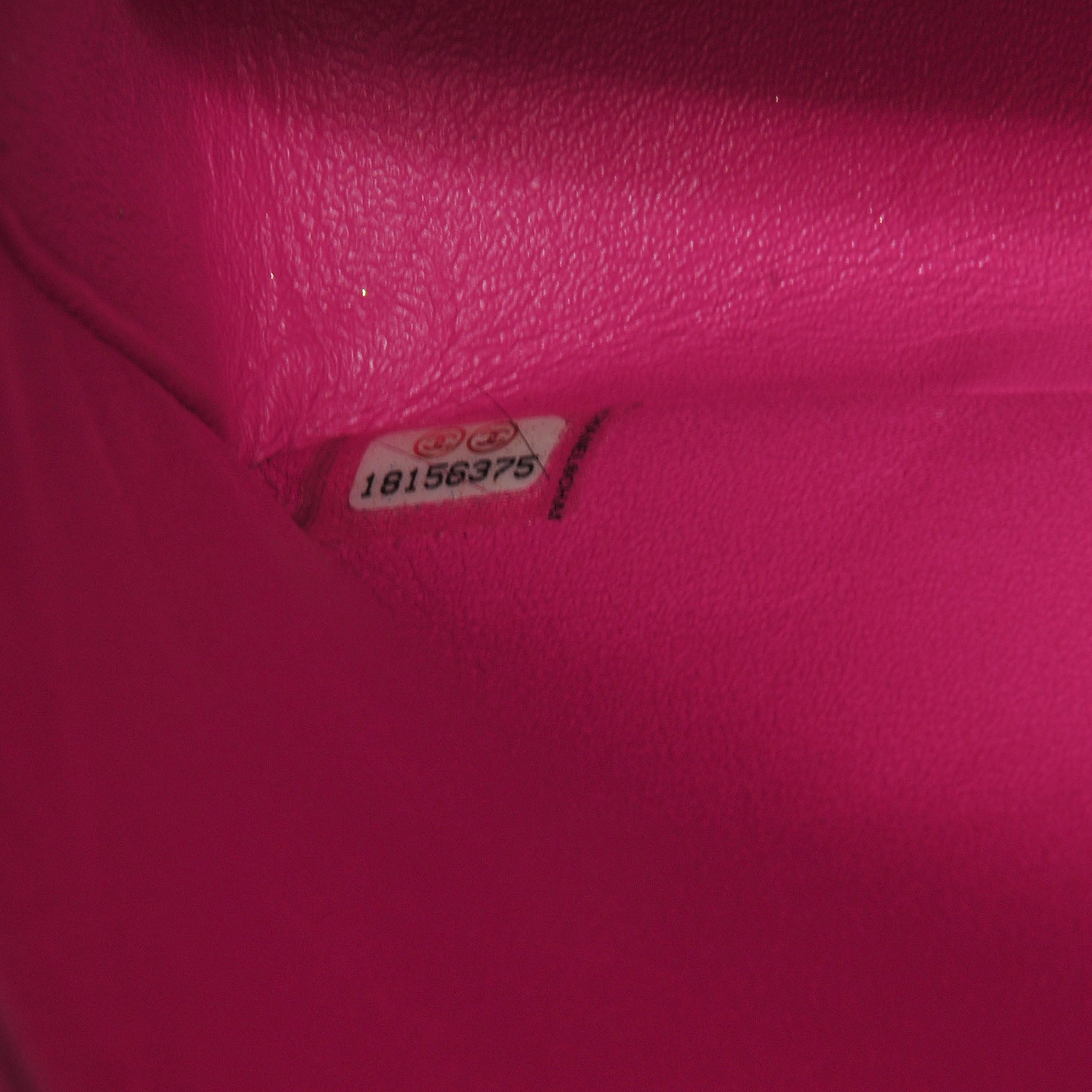 Chanel Iridescent Caviar Jumbo Double Flap Hot Pink 8 of 9