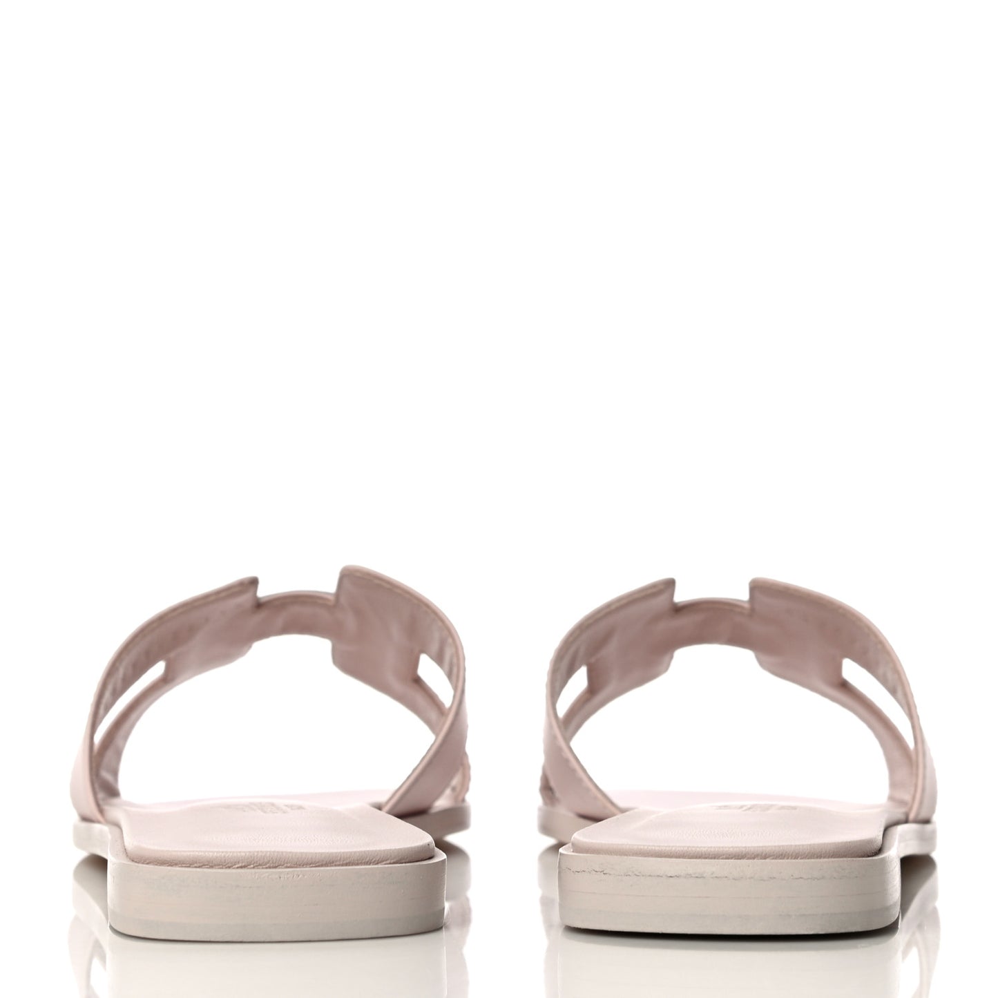 Box Calfskin Oran Sandals 37 Rose Pale