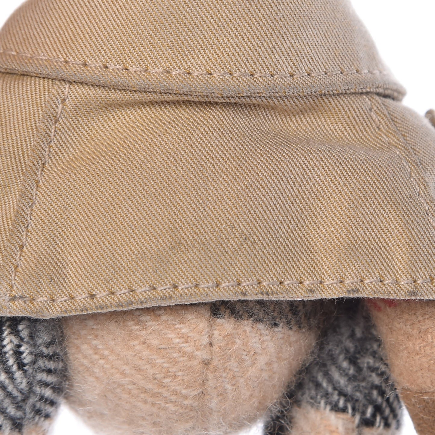 Cashmere House Check Thomas Bear Poncho Bag Charm Camel