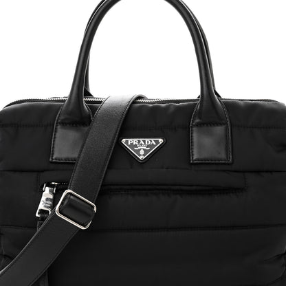Prada Tessuto Nylon Bomber Tote Black 7 of 12