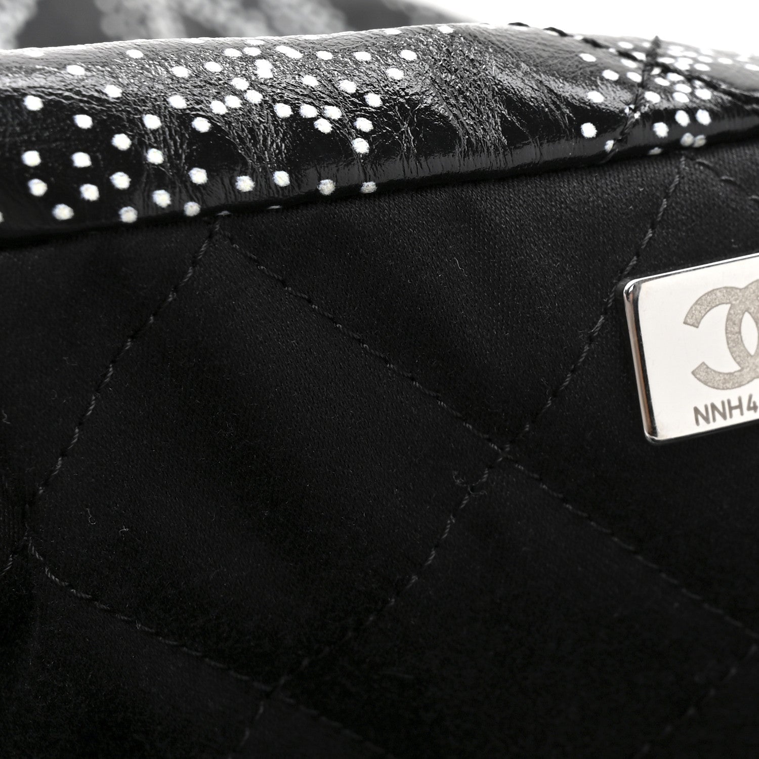 Chanel Printed Calfskin Quilted Chanel 22 Black 7 of 10