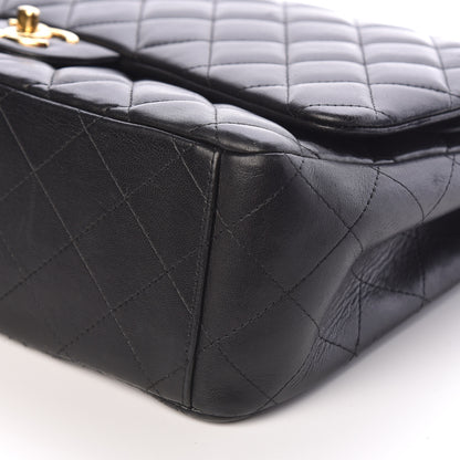 Chanel Lambskin Quilted Maxi Double Flap Black 9 of 10