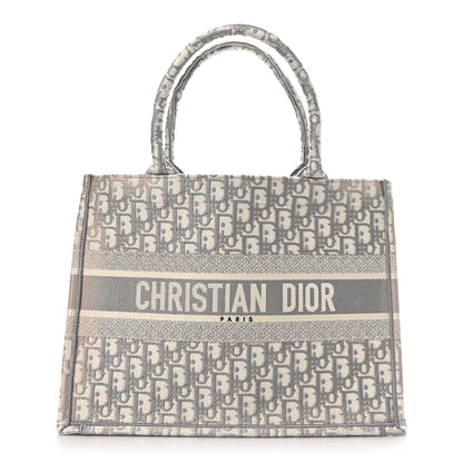Christian Dior Oblique Medium Book Tote Grey 1 of 10