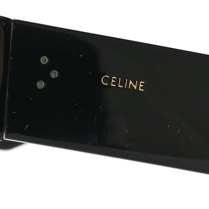 Celine Acetate Chunky Rectangle Sunglasses CL 40092I Black 7 of 11