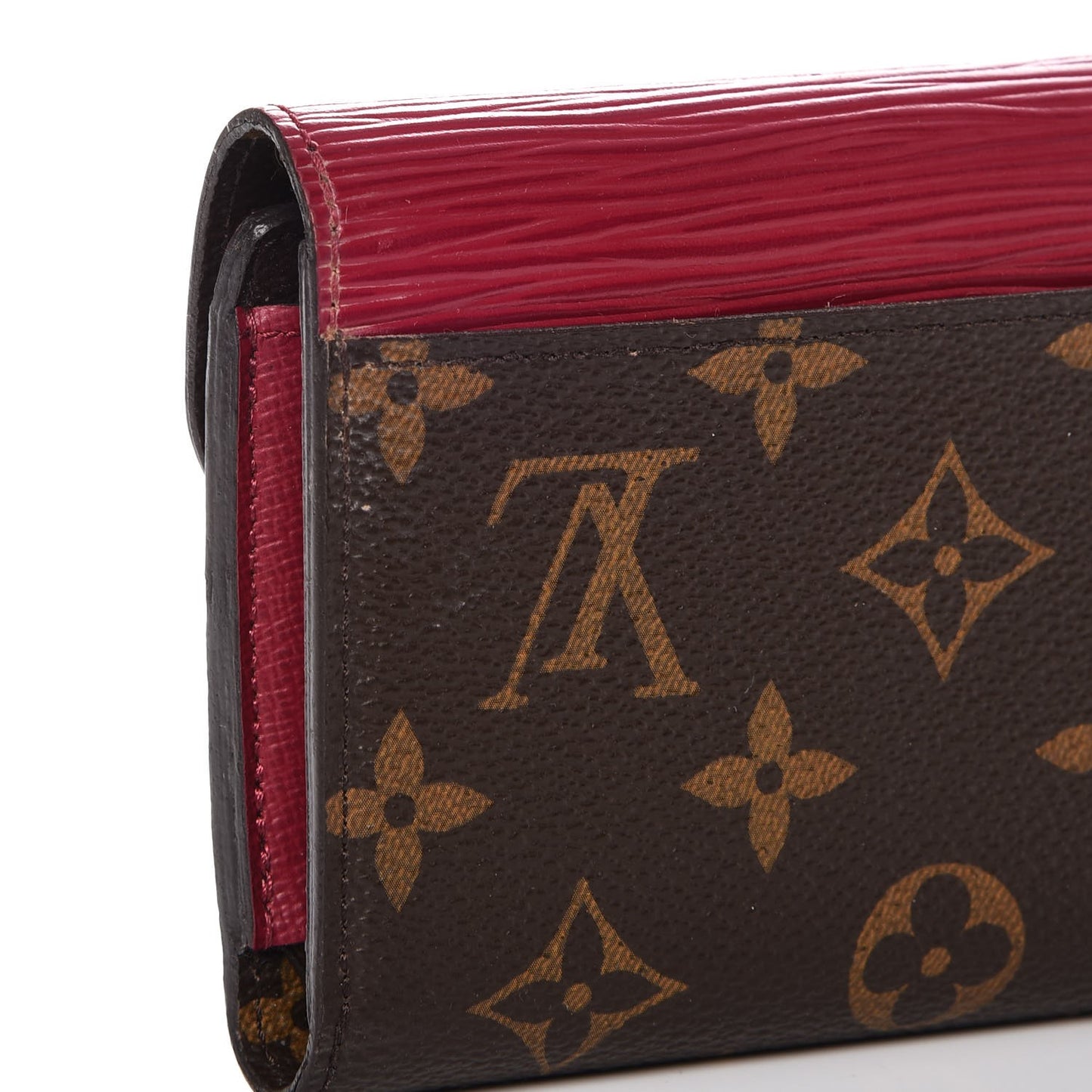 Epi Monogram Marie-Lou Compact Wallet Fuchsia