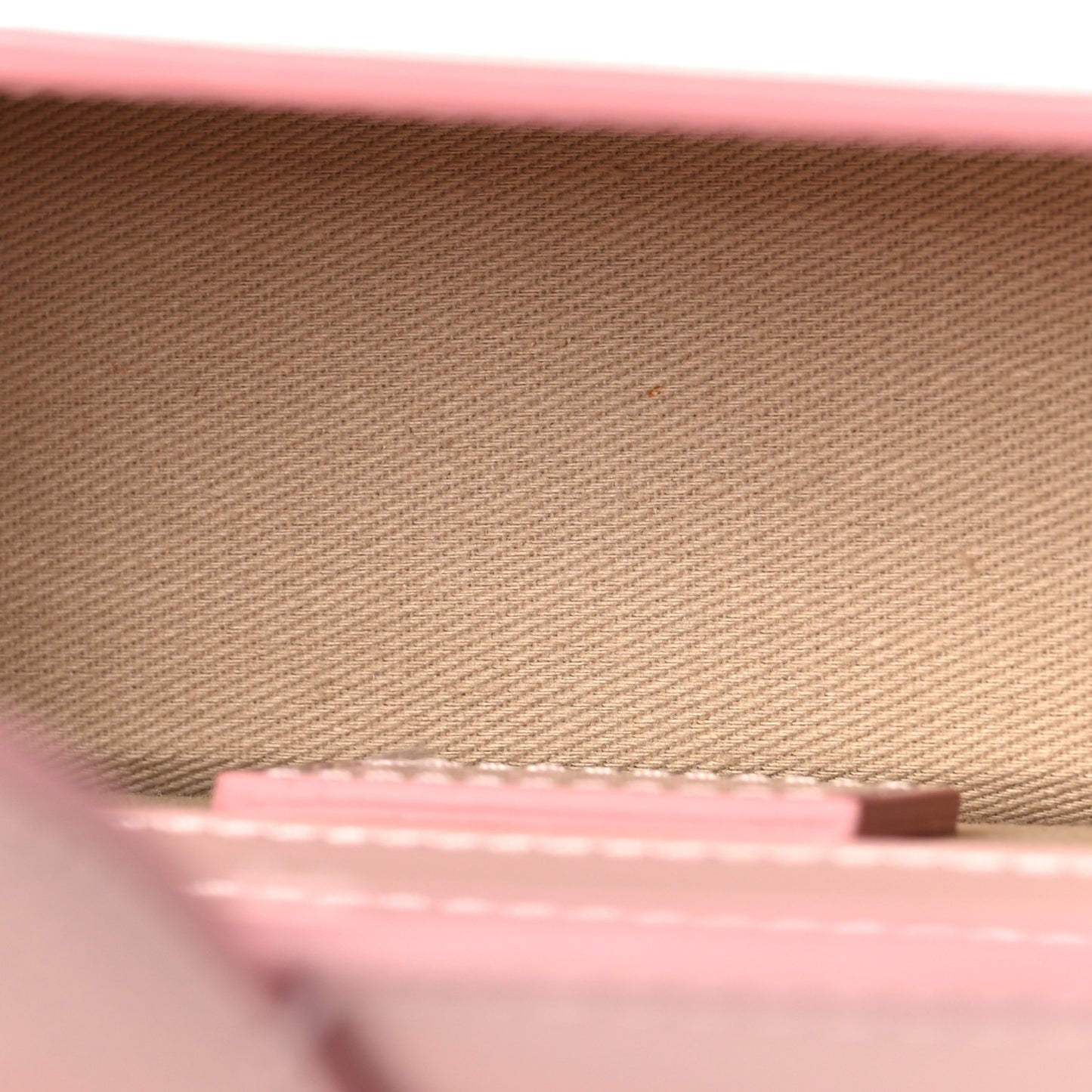 Glazed Calfskin Le Bambino Pale Pink