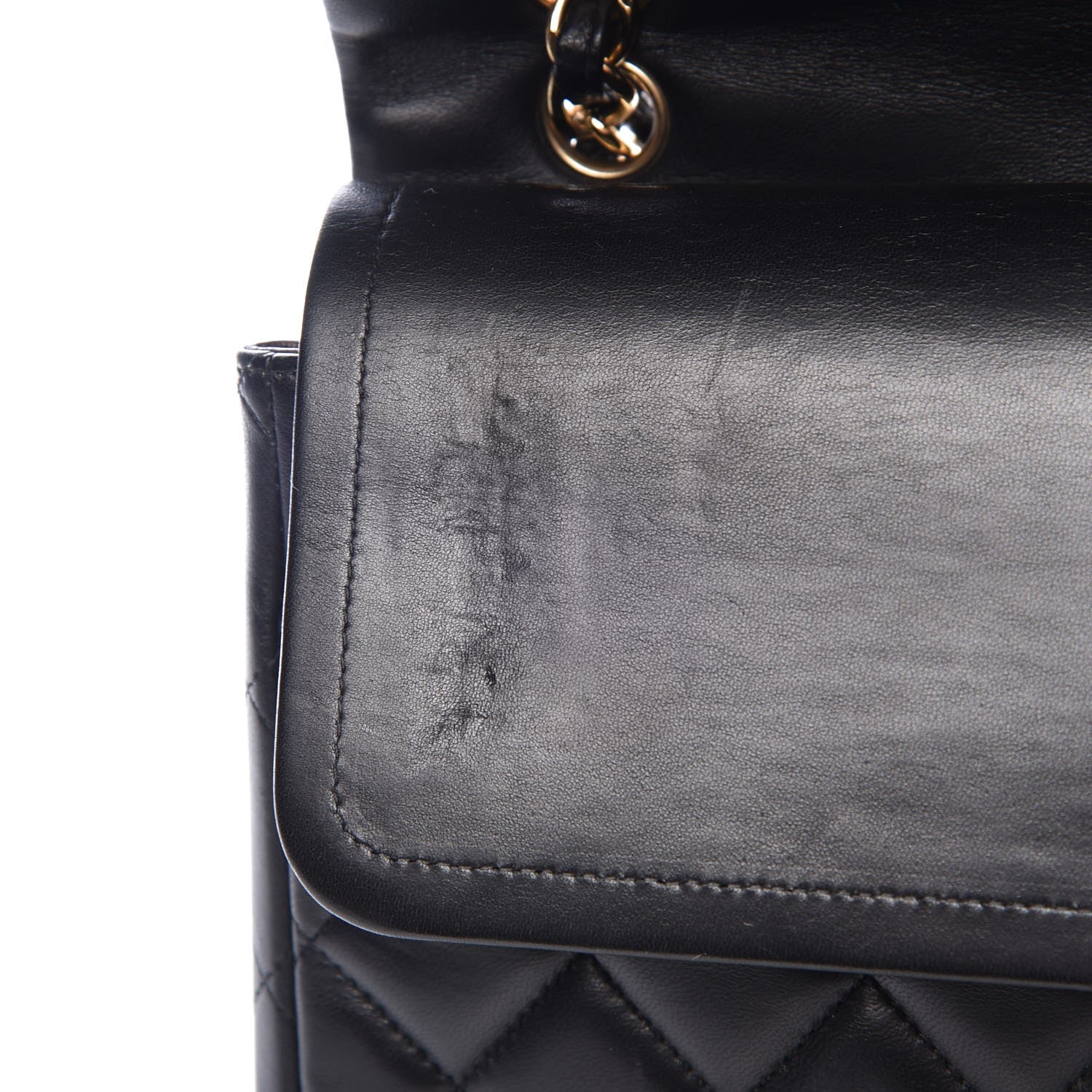 Chanel Lambskin Quilted Maxi Double Flap Black 10 of 10