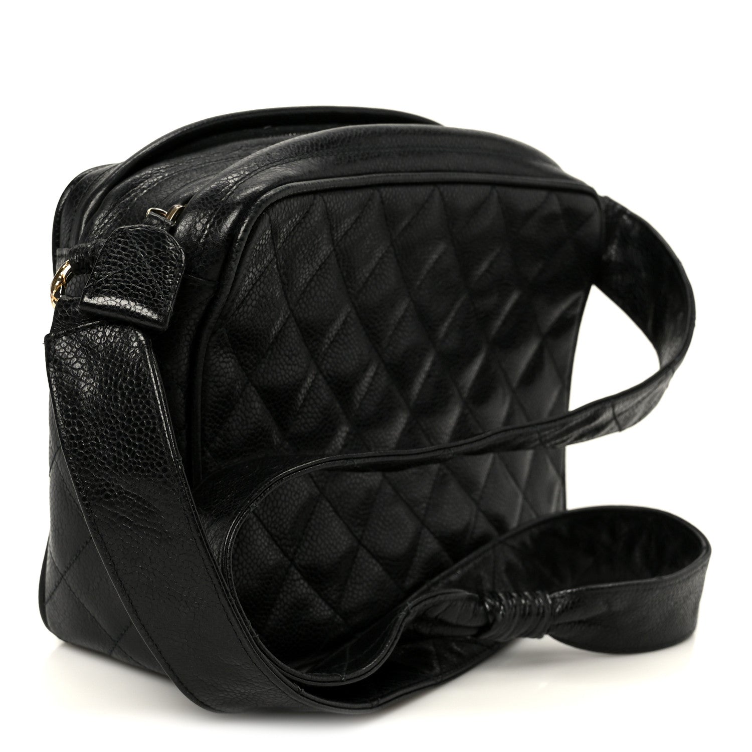 Chanel Caviar Quilted Camera Case Black 3 of 12
