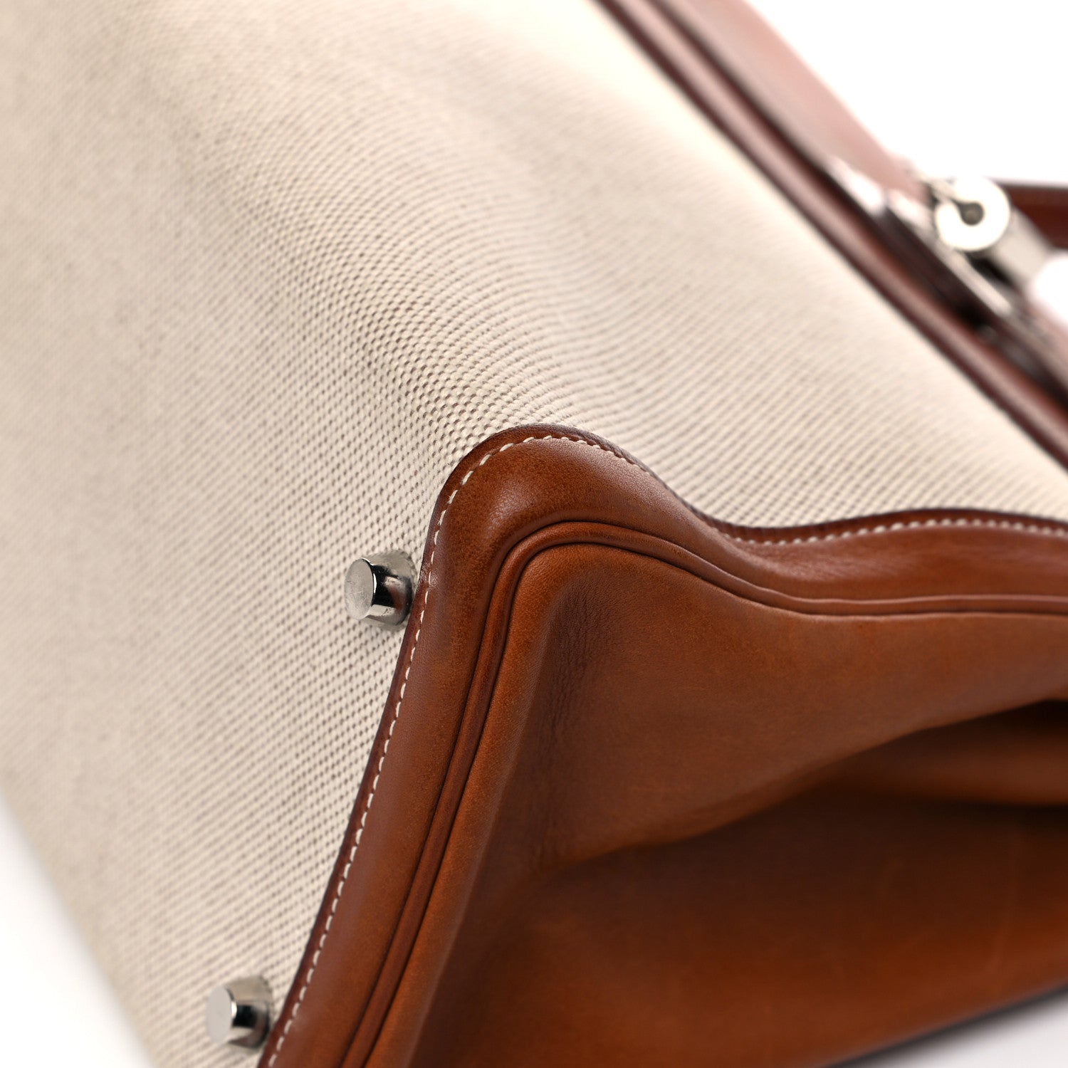 Hermes Toile Barenia Kelly Sellier 32 Fauve 9 of 19