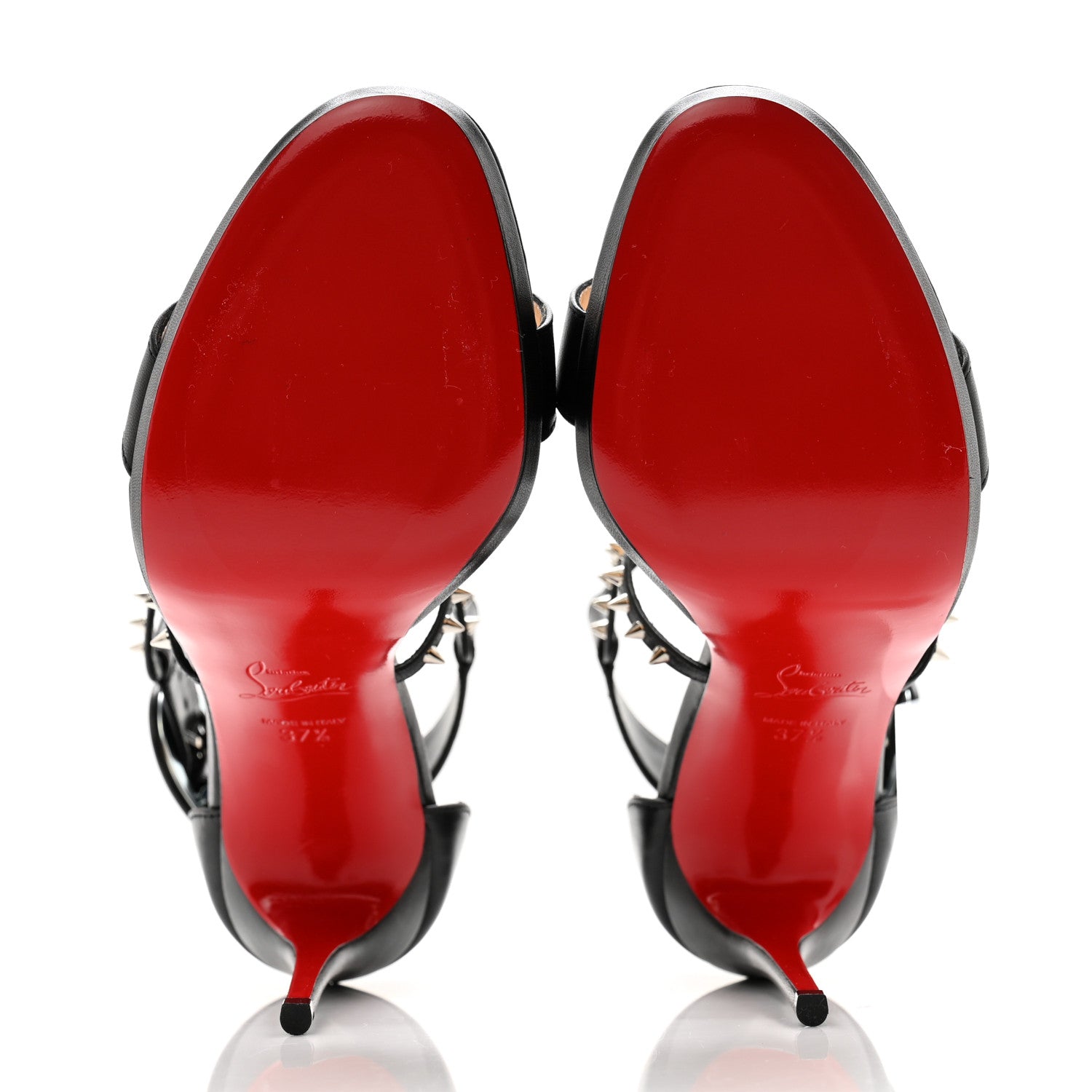 Christian Louboutin Kid Choca Lux 120 Sandals 37.5 Black 6 of 10