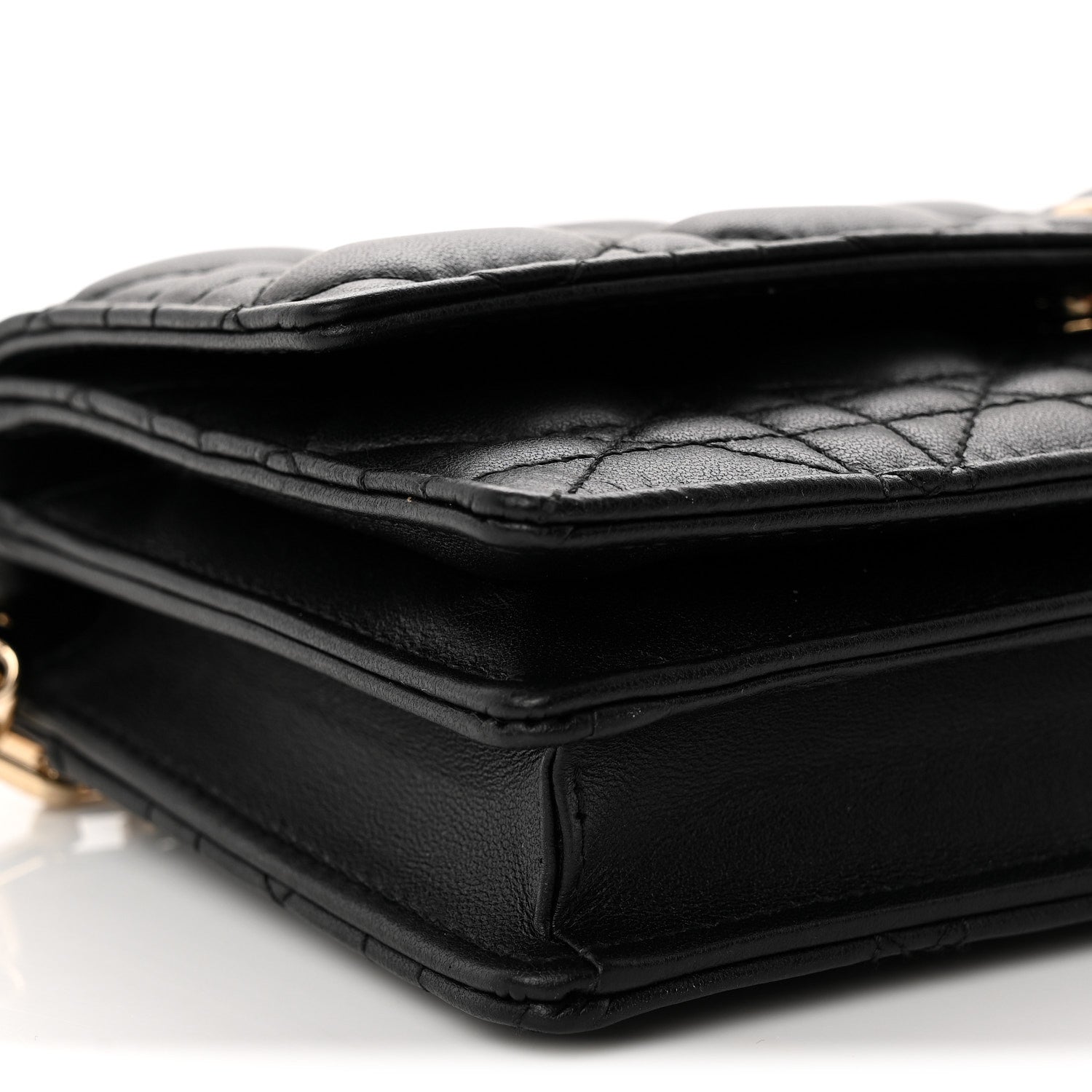 Christian Dior Lambskin Cannage Mini My Dior Bag Black 9 of 11