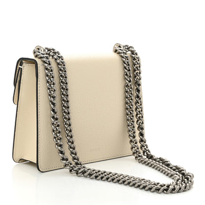 Gucci Textured Calfskin Crystal Mini Dionysus Shoulder Bag Mystic White 3 of 10