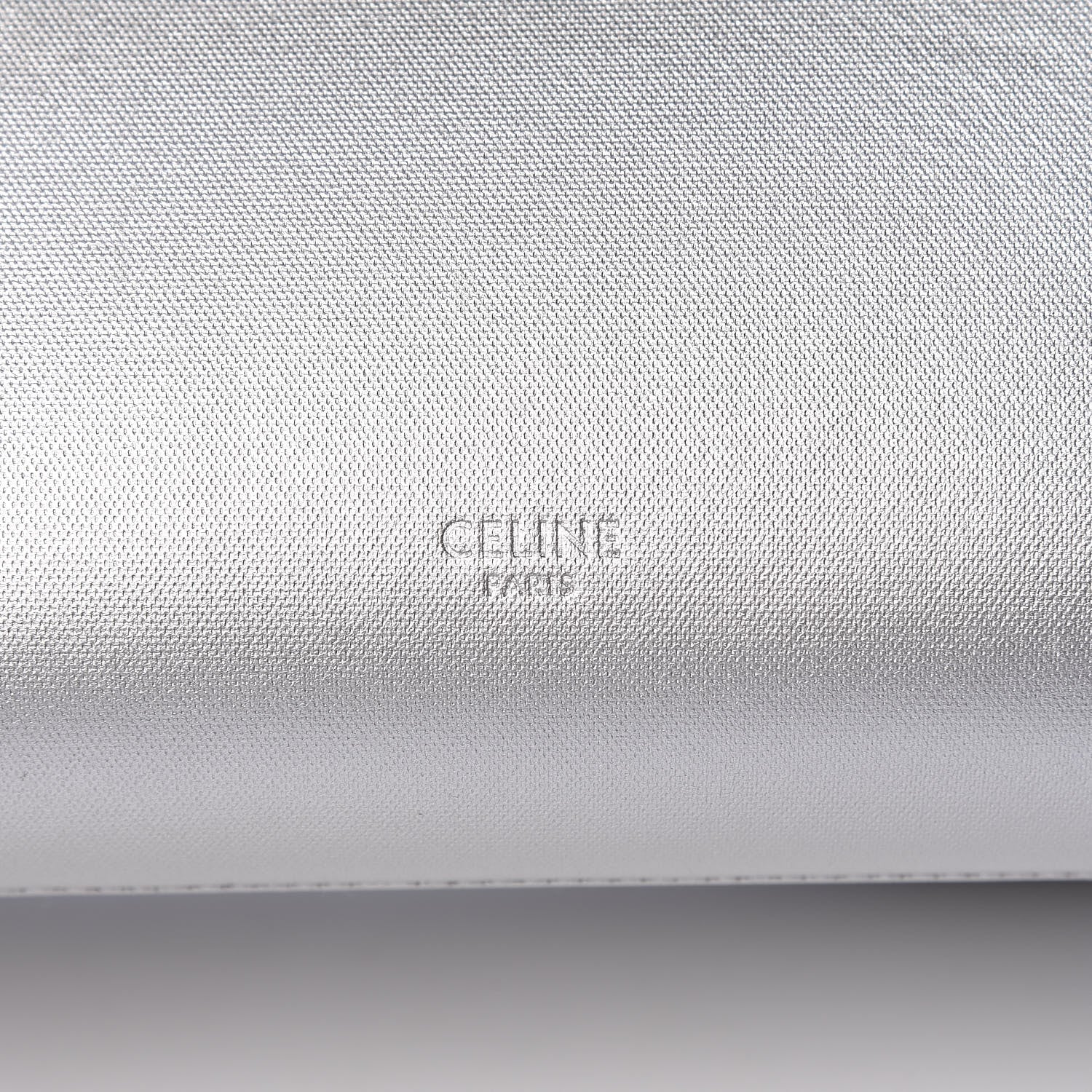 Celine Laminated Calfskin Nano Belt Bag Silver 7 of 11