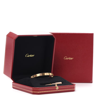 Cartier 18K Pink Gold LOVE Bracelet 17 7 of 8