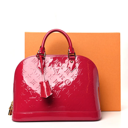 Louis Vuitton Vernis Alma PM Rose Indien 10 of 10