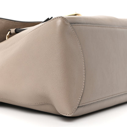 Chloe Calfskin Medium Faye Day Shoulder Bag Motty Grey 14 of 17