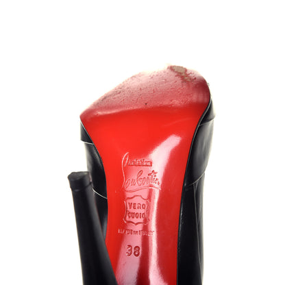 Christian Louboutin Calfskin Insectika 100 Pumps 38 Black 6 of 9