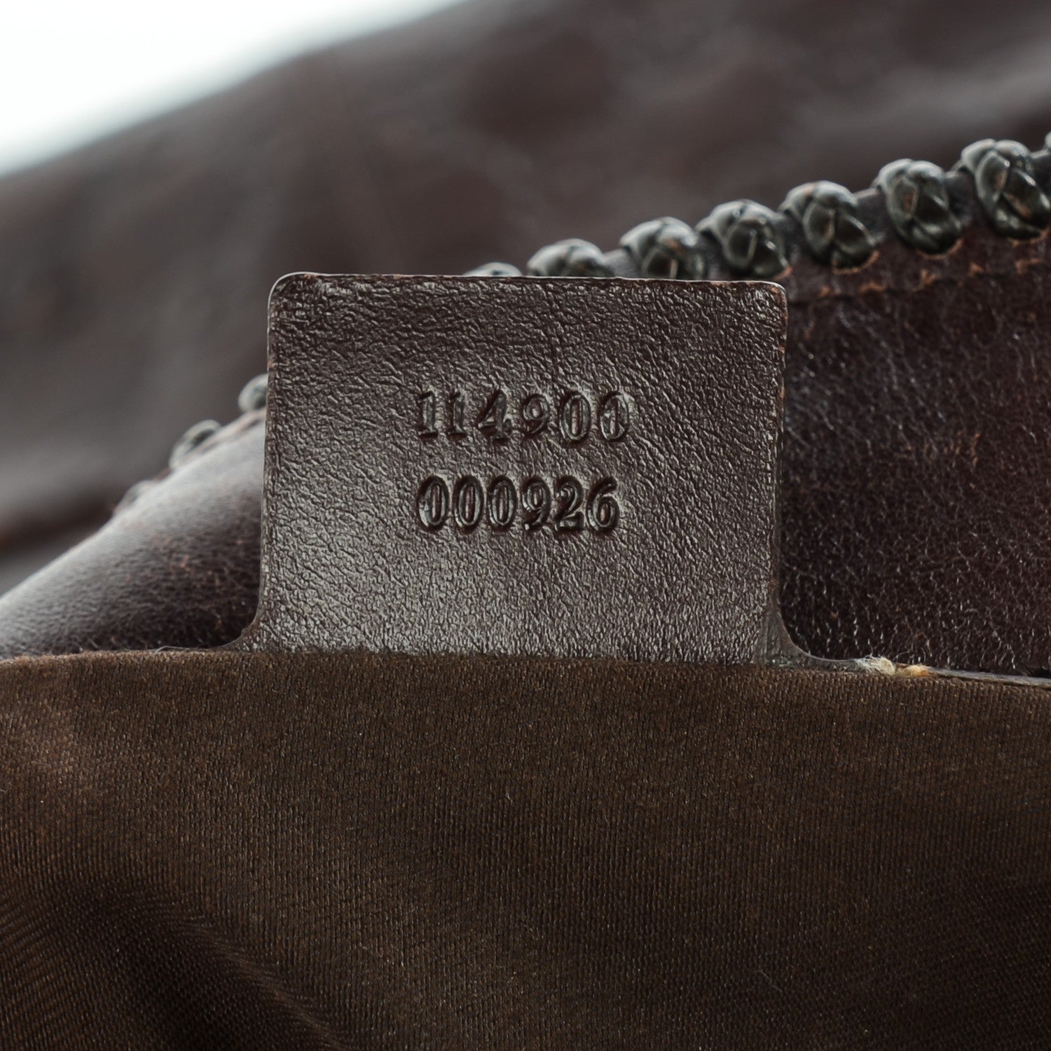Gucci Guccissima Large Horsebit Chain Hobo Chocolate Brown 7 of 7