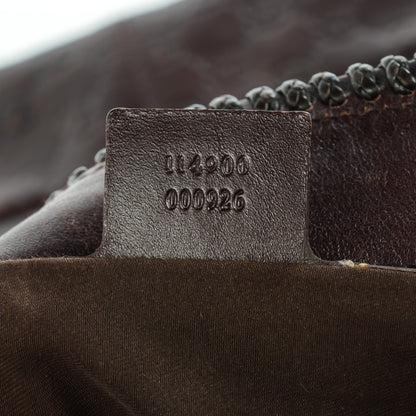 Gucci Guccissima Large Horsebit Chain Hobo Chocolate Brown 7 of 7