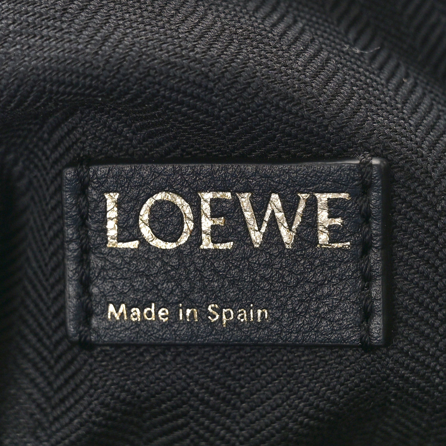Loewe Jacquard Anagram Calfskin Small Cubi Bag Navy 6 of 8