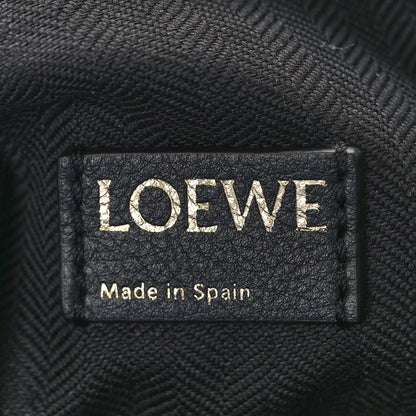 Loewe Jacquard Anagram Calfskin Small Cubi Bag Navy 6 of 8
