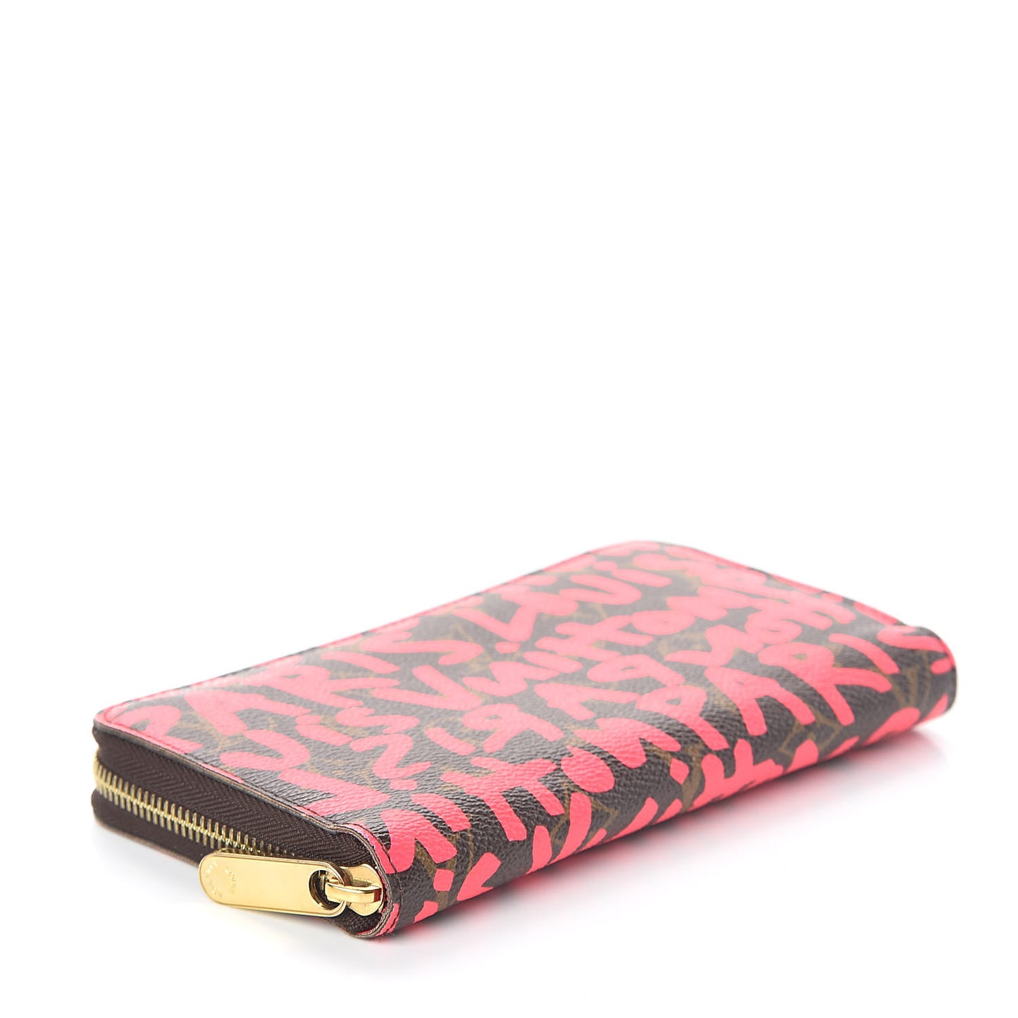Monogram Graffiti Zippy Wallet Fuchsia