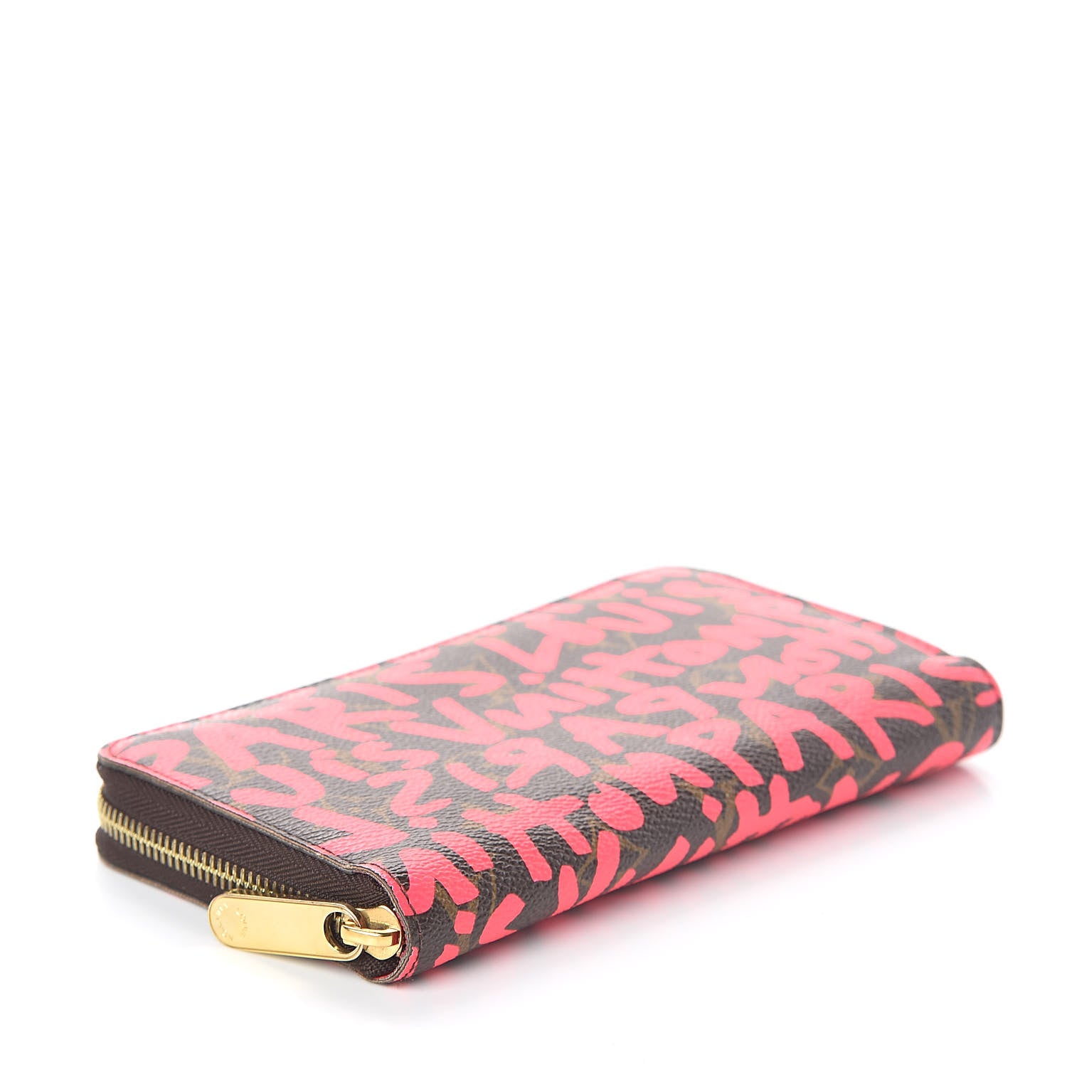Louis Vuitton Monogram Graffiti Zippy Wallet Fuchsia 4 of 6