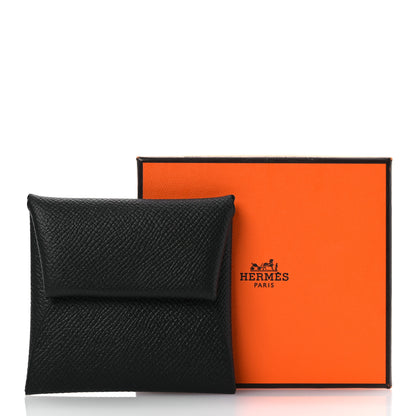 Hermes Epsom Bastia Coin Purse Black 8 of 8