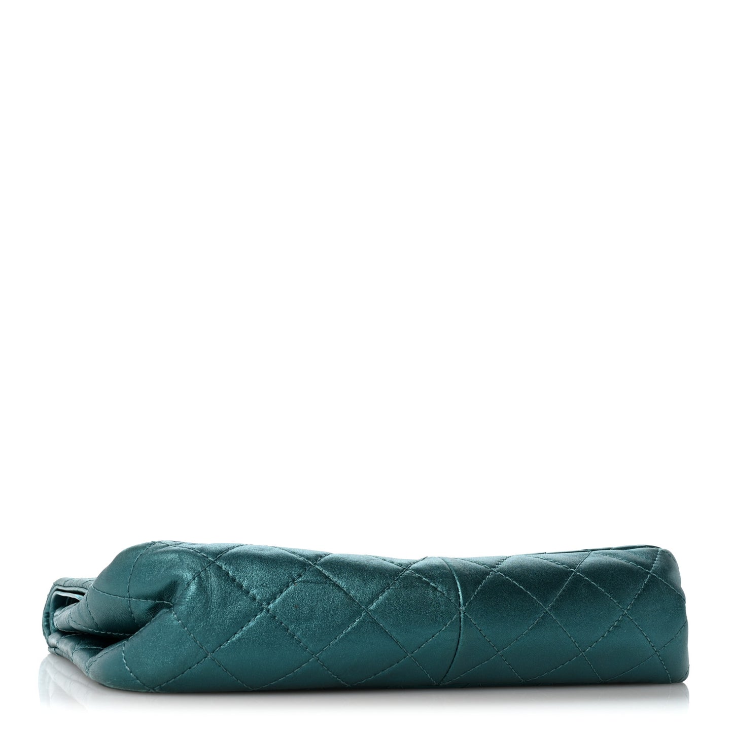 Metallic Calfskin Quilted 2.55 Reissue Flap 227 Turquoise