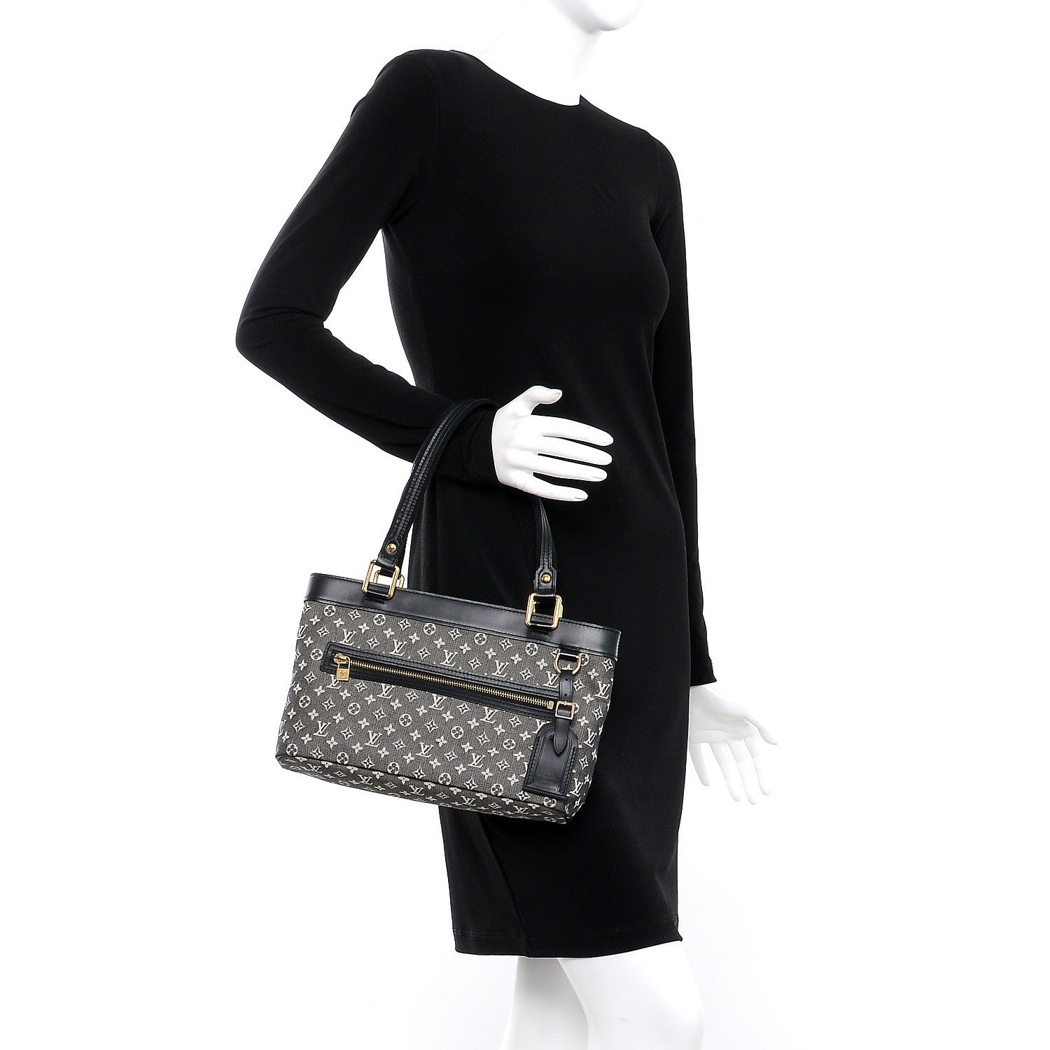 Louis Vuitton Mini Monogram Lucille PM Black 2 of 7