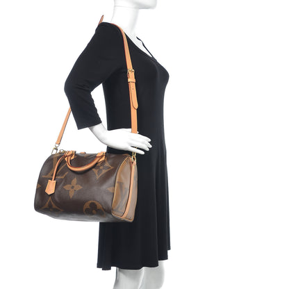 Louis Vuitton Reverse Monogram Giant Speedy Bandouliere 30 3 of 11