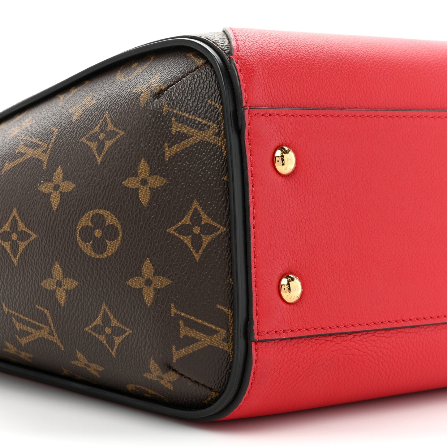 Calfskin Monogram Kimono Tote Cherry