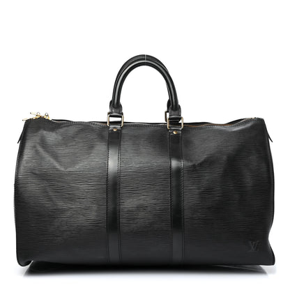 Louis Vuitton Epi Keepall 45 Black 1 of 4
