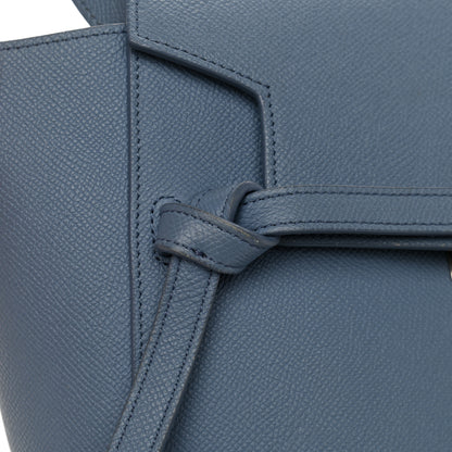 Celine Grained Calfskin Micro Belt Bag Washed Blue 18 of 18