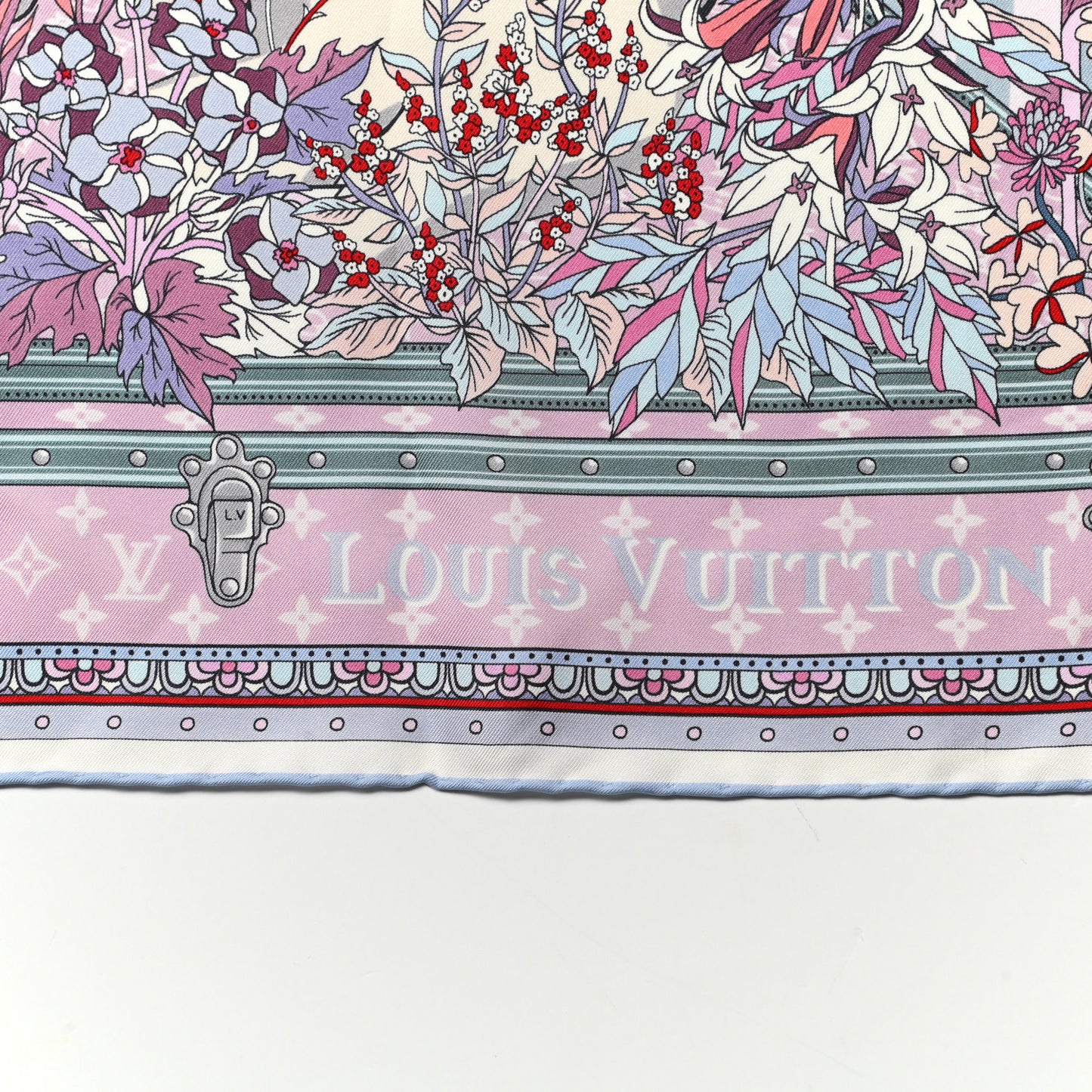 Silk Vuittonite Chinese New Year Rat Scarf