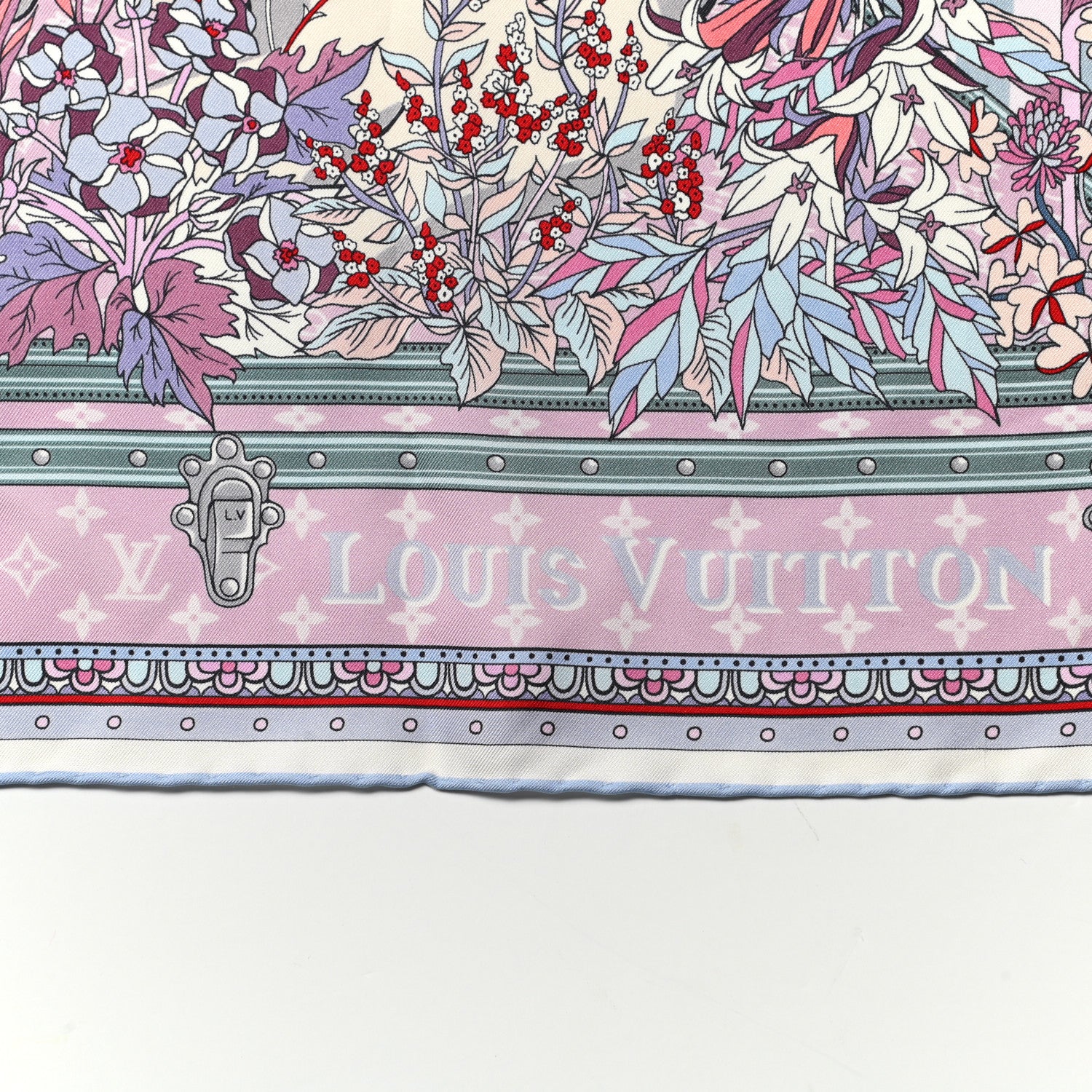 Louis Vuitton Silk Vuittonite Chinese New Year Rat Scarf 2 of 3