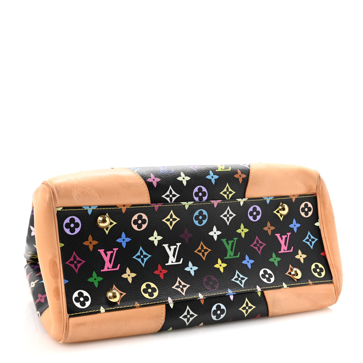 Louis Vuitton Monogram Multicolor Beverly GM Black 4 of 9