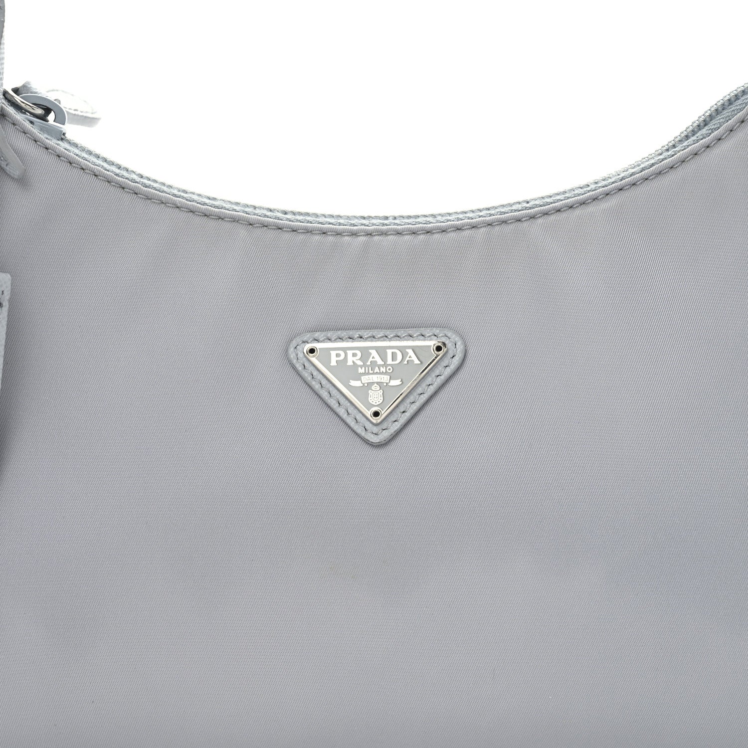 Prada Tessuto Nylon Mini Re-Edition 2000 Bag Fiordaliso 7 of 9