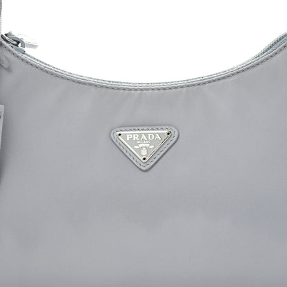 Prada Tessuto Nylon Mini Re-Edition 2000 Bag Fiordaliso 7 of 9