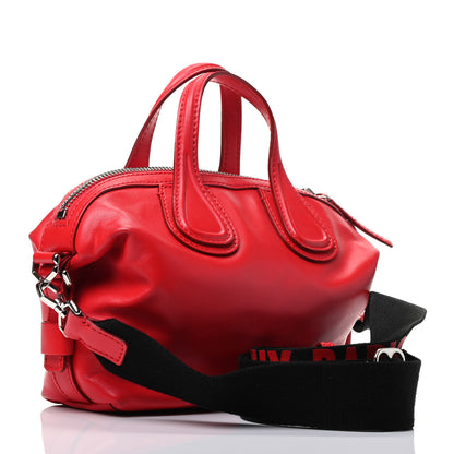 Givenchy Calfskin Micro Nightingale Logo Strap Red 4 of 10