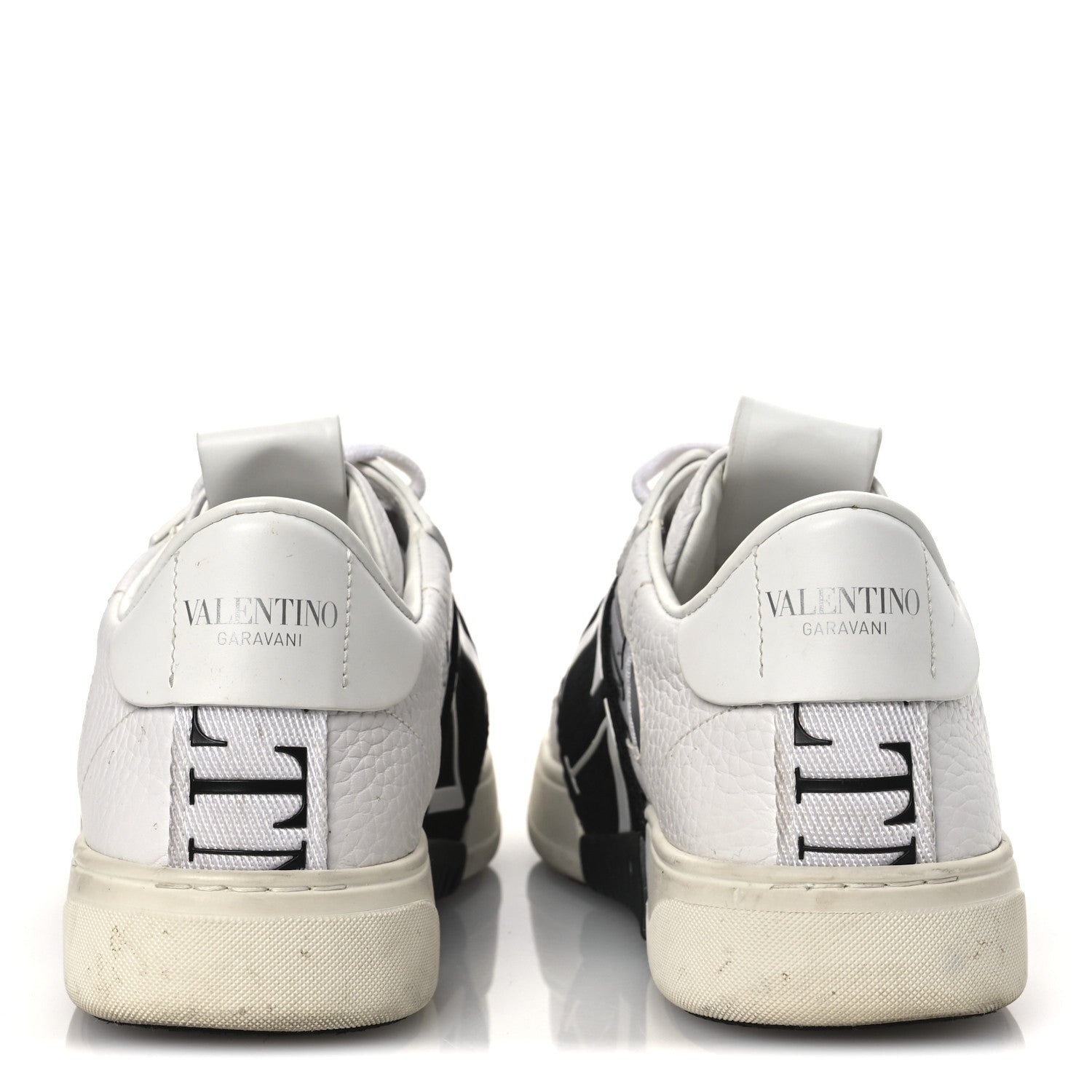 Valentino Garavani Calfskin Womens VL7N Sneakers 37 Black White
